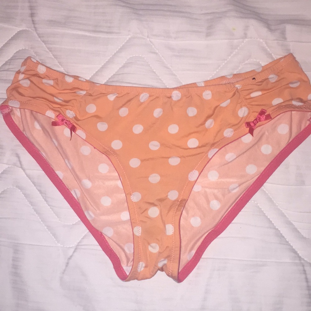 NEW! Orange Polka Dot Panties